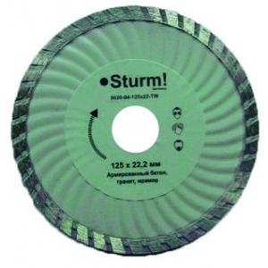 Алмазный диск Турбо wave 115 мм, STURM, 9020-04-115x22-TW