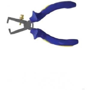 Клещи для снятия изоляции, сине-желтая ручка, FIT, 60015