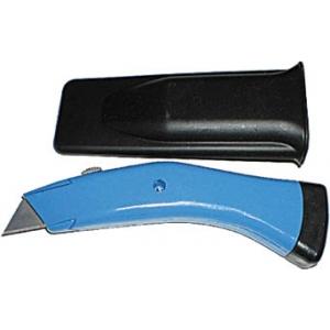 Нож для линолеума усиленный серый в чехле Дельфин Профи, FIT, 10360