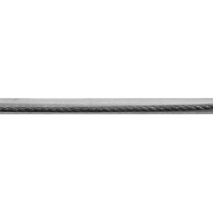 Трос стальной (DIN 3055) в оплетке ПВХ 8/10мм (1 м) ПРОМ, FIT, 31449