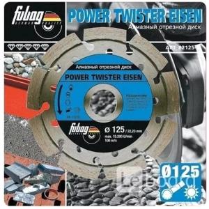 Алмазный диск Power Twister Eisen, 350 х 30 х 25,4 мм, FUBAG, 82350-6
