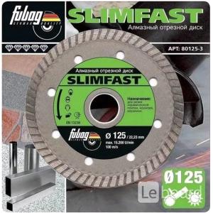 Алмазный диск Slim Fast, 115 х 22,2 мм, FUBAG, 80115-3