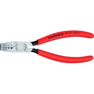 Инструмент для обжима концевых гильз, ручки с пластмассовым покрытием, KNIPEX, KN-9761145A