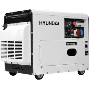 Генератор дизельный 5,5 кВт, HYUNDAI, DHY 8000SE-3