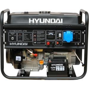 Генератор бензиновый + колеса 6 кВт, HYUNDAI, HHY 9000FE ATS