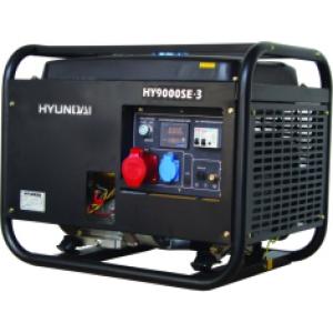 Генератор бензиновый + колеса 6 кВт, HYUNDAI, HY 9000SE-3