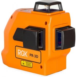 Лазерный нивелир PR-3D, точность 0,02 мм, RGK, 4610011870453