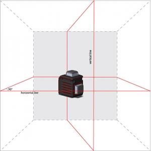 Построитель лазерных плоскостей, линейный, Cube 2-360 Basic Edition, ADA, А00447