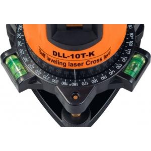 Лазерный уровень автоматический DLL-15T-K, 15 м, точность 0,5 мм, DEFORT, 98298871