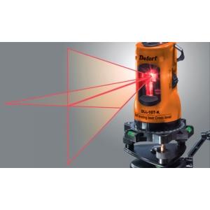 Лазерный уровень автоматический DLL-15T-K, 15 м, точность 0,5 мм, DEFORT, 98298871