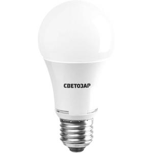 Лампа светодиодная "LED technology", цоколь E27 (стандарт), яркий белый свет (4000 К), 220 В, 10 Вт (75), СВЕТОЗАР, 44508-75_z01