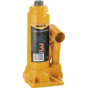 Домкрат гидравлический бутылочный, 3т, h подъема 180-340 мм, SPARTA, 50322