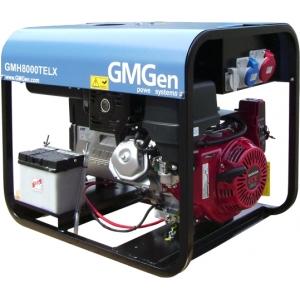 Бензогенератор 6,0 кВт, 20 л, серия Professional, 3-х фазный, электрозапуск, GMGEN, GMH8000TELX