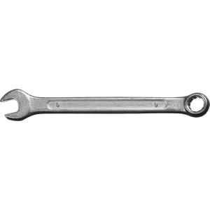 Ключ комбинированный гаечный, белый цинк, 8 мм, СИБИН, 27089-08