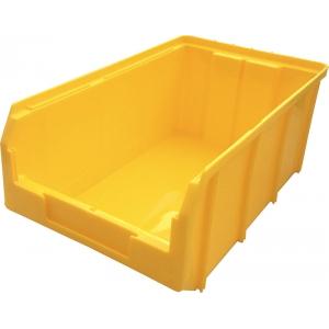Пластиковый ящик, 502 х 305 х 184, СТЕЛЛА, V-4, желтый