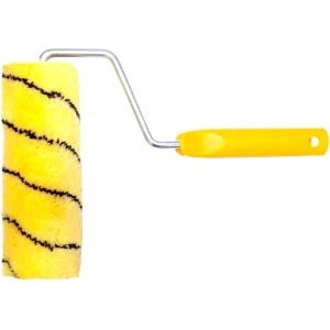 Валик полиакриловый, желтый с черной полосой, ворс 12 мм, 8 х 48 х 240 мм, FLY, 24-240