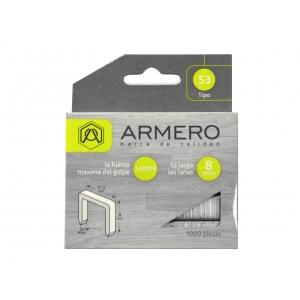 Скобы для степлера тип 53 1000 шт8 мм ARMERO AP12-007