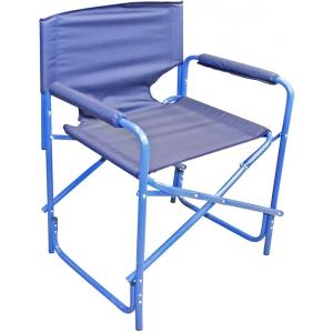 Кресло складное 585х450х825 мм, сталь 20 мм, синий СЛЕДОПЫТ PF-FOR-SK03