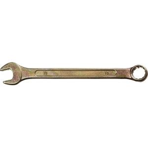 Ключ комбинированный гаечный желтый цинк 13 мм DEXX 27017-13