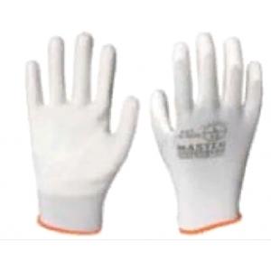 Перчатки белые полиэстер с обивкой из полиуретана водоотталкивающие MASTER COLOR 30-4020