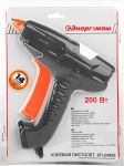 Пистолет клеевой 200 Вт, ЭНЕРГОМАШ, КП-24800