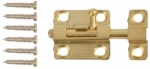 Шпингалет дверной и оконный, 1 шт, 100 мм, золото, FIT, 66723