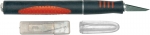 Нож макетный, прорезиненная алюминиевая ручка, FIT, 10487