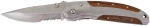 Нож складной "Ирокез" нержавеющая сталь 176 мм, лезвие 73 мм, FIT, 10567