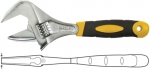 Ключ разводной "Гранд", прорезиненная ручка, 250 мм, FIT, 70193