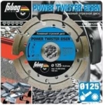 Алмазный диск Power Twister Eisen, 125 х 22,2 мм, FUBAG, 82125-3