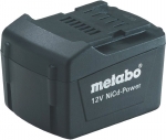 Аккумулятор NiCd-Power, BS12NiCd, 12 В, 1,7 Ач, METABO, 625452000