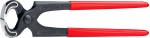 Плотницкие клещи 210 мм, ручки с пластмассовым покрытием, для снятия изоляции, KNIPEX, KN-5001210SB