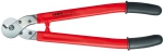 Кабелерез 600 мм, для резки проволочных тросов и кабелей, ручки электроизолированные методом погружения, KNIPEX, KN-9577600