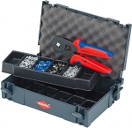 Набор кабельных наконечников с инструментом для опрессовки, KNIPEX, KN-979009
