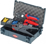 Набор кабельных наконечников с инструментом для опрессовки, KNIPEX, KN-979012