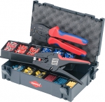 Набор кабельных наконечников с инструментом для опрессовки, KNIPEX, KN-979022