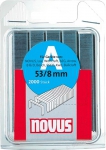 Скобы тонкие супертвердые 1600 шт для степлера 0,75х13х6 мм, NT/8 S, NOVUS, 042-0363
