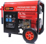 Дизельный генератор 5 кВт, PRORAB 5001 DEB