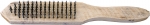 Корщетка с деревянной ручкой 6-рядная, FAMAKS, 38106