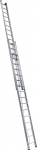 Лестница двухсекционная усиленная профессиональная с канатной тягой 2х19 (5400/9780, 34 кг), АЛЮМЕТ, 3219