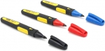 Набор из 3-х разноцветных маркеров FatMax с заостренным наконечником, STANLEY, 0-47-322