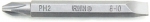 Вставка отверточная 2 шт (1/4; Pz1/Pz2; 50 мм), IRWIN, 10504403