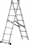 Лестница двухсекционная алюминиевая 2х8 ступеней, КРАТОН, 2 14 04 002
