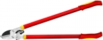 Сучкорез с упорной наковальней, храповый механизм, стальные ручки, макс. диам. реза - 40мм, 780мм, GRINDA, 424111