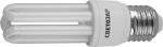Энергосберегающая лампа "U-КЛАССИКА" стержень, цоколь E27 (стандарт), Т2, 3U, яркий бел свет (4000 К), 8000 час, 12 Вт (60), СВЕТОЗАР, 44334-12