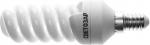 Энергосберегающая лампа "КОМПАКТ" спираль, цоколь E14 (миньон), Т2, яркий белый свет (4000 К), 10000 час, 12 Вт (60), СВЕТОЗАР, 44353-12_z01