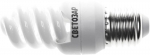Энергосберегающая лампа "КОМПАКТ" спираль, цоколь E27 (стандарт), Т2, яркий белый свет (4000 К), 10000 час, 9 Вт (45), СВЕТОЗАР, 44454-09_z01