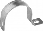 Скобы металлические для крепления металлорукава d=25 мм, однолапковые, 50 шт, СВЕТОЗАР, 60211-25-50