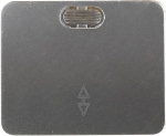 Выключатель "ГАММА" проходной, с подсветкой, одноклав., без вставки и рамки, цвет светло-серый металлик, 10A, СВЕТОЗАР, SV-54138-SM