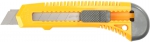Нож "STANDARD" с выдвижным сегмент. лезвием, пластмасс.,18мм, STAYER, 0911